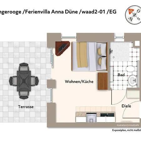 Ferienvillen Anna Düne Ferienvillen Anna Düne 2-01 * Wangerooge